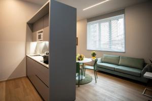 Kuchyň nebo kuchyňský kout v ubytování Hotel Delta
