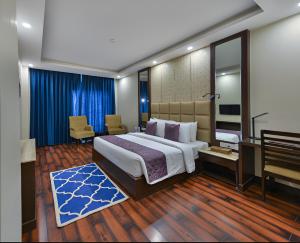 The Chinar Resort & Spa, Pahalgam客房内的一张或多张床位