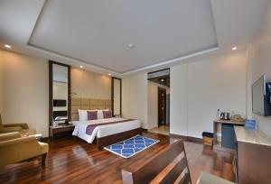 The Chinar Resort & Spa, Pahalgam客房内的一张或多张床位