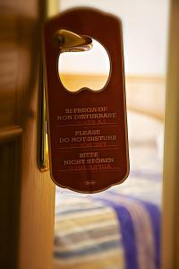 Voodi või voodid majutusasutuse Albergo Ristorante Iris toas