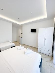 Voodi või voodid majutusasutuse Ionian View B&B toas