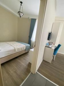 Postel nebo postele na pokoji v ubytování Bunkahaus