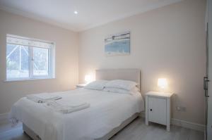 Postel nebo postele na pokoji v ubytování Sunbeam - 2 Bedroom Apartment - Pendine