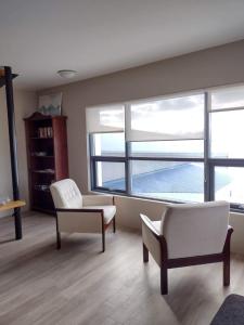 Χώρος καθιστικού στο Guesthouse Maddy