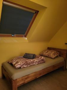 Postel nebo postele na pokoji v ubytování Panoramablick Winterberg - 3 Zimmer