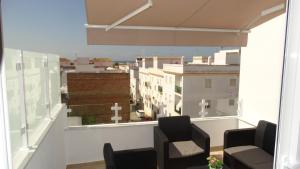 Μπαλκόνι ή βεράντα στο apartamento rio salado