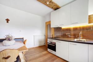 A kitchen or kitchenette at Oberhof Apt Mutegg