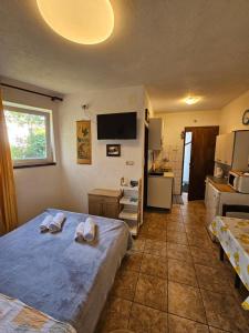 Postel nebo postele na pokoji v ubytování Apartments Ivan
