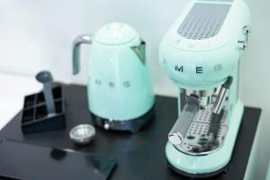 Coffee and tea making facilities at Eleonore Elegant Rooms
