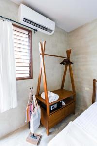 Postel nebo postele na pokoji v ubytování Hotel Siesta Holbox