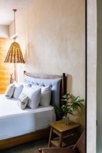 Postel nebo postele na pokoji v ubytování Hotel Siesta Holbox