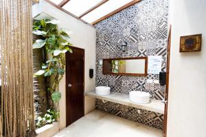 Koupelna v ubytování Hotel Siesta Holbox