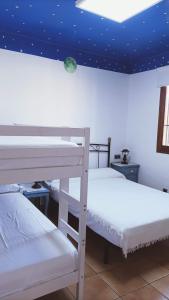 ペニスコラにあるCarabela Sun Holidaysのベッドルーム1室(二段ベッド2台付)、