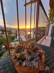 Balkón nebo terasa v ubytování Apartment SEA VIEW