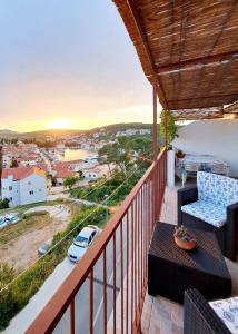 Balkón nebo terasa v ubytování Apartment SEA VIEW