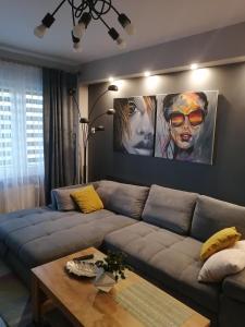 Posezení v ubytování Apartament Euro 1 Bytom