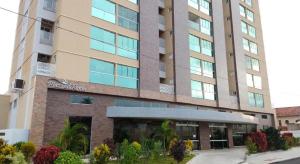 O edifício em que o hotel se localiza