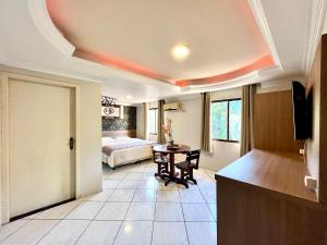 Postel nebo postele na pokoji v ubytování Hotel Fenice