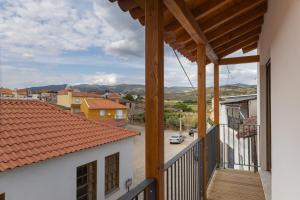 a view from the balcony of a house at Casa da Fonte 