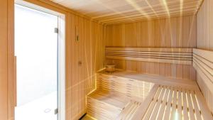 Giường trong phòng chung tại Baltic View REWAL 4-pax MOKKA