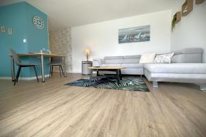 Χώρος καθιστικού στο Le Grand Large-Appart proche mer avec terrasse