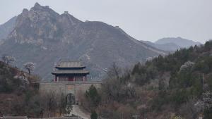 山景或在民宿看到的山景