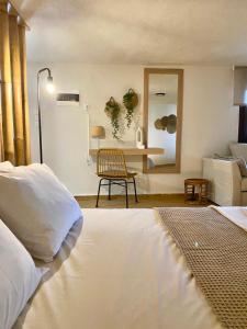Posteľ alebo postele v izbe v ubytovaní Palma Beach House