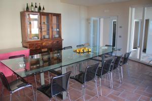 Dining area in a vendégházakat