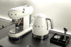 Coffee and tea making facilities at Eleonore Elegant Rooms