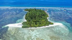 Letecký snímek ubytování Vacation home with private island