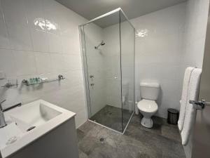 Koupelna v ubytování Swagman Chalet + 22 fotografií