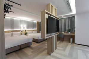 Sjónvarps- og/eða afþreyingartæki á Silken Hotel