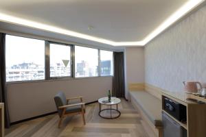 Eldhús eða eldhúskrókur á Silken Hotel