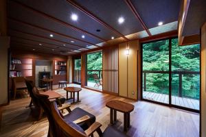 Posezení v ubytování Shima-Onsen Toshimaya