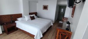 Postel nebo postele na pokoji v ubytování Faraona Grand Hotel