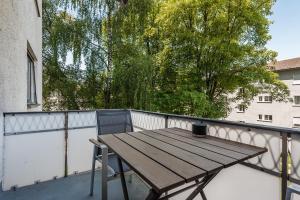 Balkón nebo terasa v ubytování SOHO 5B !Gratis Parken, Free Parking!