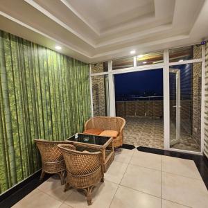 Χώρος καθιστικού στο Hotel Krishna Kathmandu