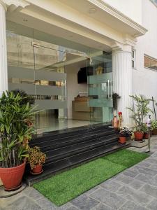 Κήπος έξω από το Hotel Krishna Kathmandu