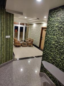 Χώρος καθιστικού στο Hotel Krishna Kathmandu