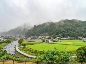 Paesaggio naturale nelle vicinanze del ryokan