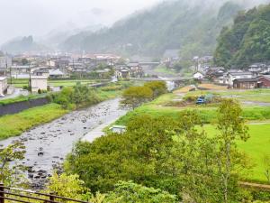 Paesaggio naturale nelle vicinanze del ryokan