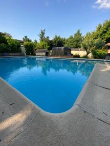 The swimming pool at or close to GITE CLARIMOR