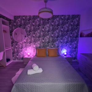 Ein Bett oder Betten in einem Zimmer der Unterkunft Apartamento Playa Chica