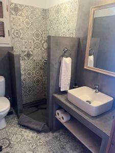 Een badkamer bij Panorama Thea