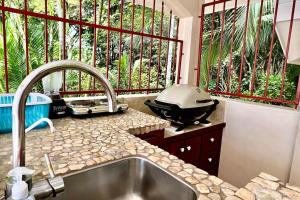 Zahrada ubytování Las Casitas of Villa Paraiso / Beachfront & Pool