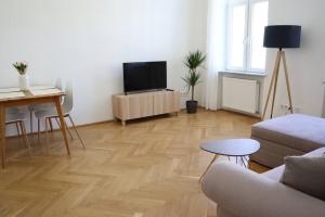 TV a/nebo společenská místnost v ubytování BLOOM - Cozy Apartment, 5 stops to City Center