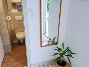 Koupelna v ubytování Apartma Gea, Terme Olimia