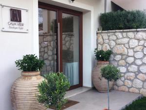 A fachada ou entrada em Calm View