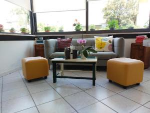 Posezení v ubytování Hotel Goldene Rose