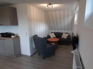 Kuchyň nebo kuchyňský kout v ubytování Ferienwohnung Noor